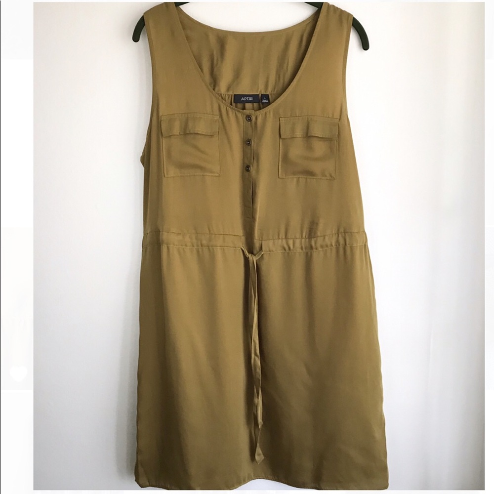 Apt 9 Sleeveless Olive Green Dress